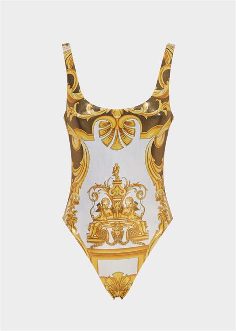 costumi versace donna saldi|Scopri la nuova collezione beachwear Versace donna su .